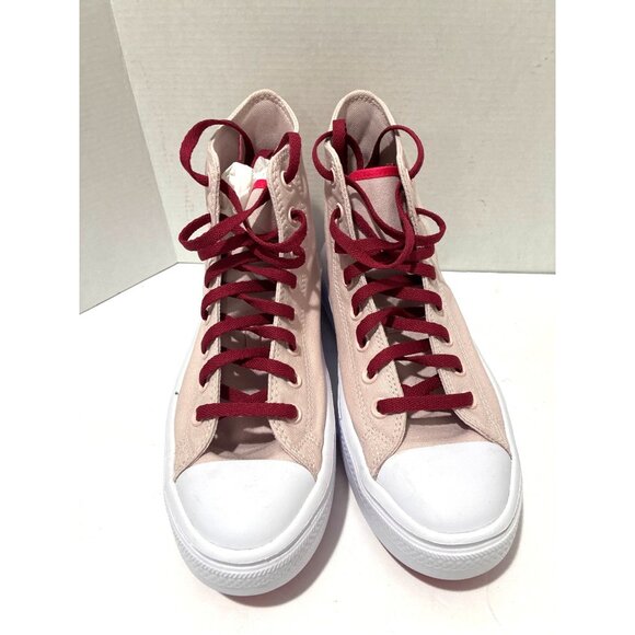 Converse All Star Chuck Taylor Womens Pink Sneakers high-Top platform size 10 - Picture 2 of 6